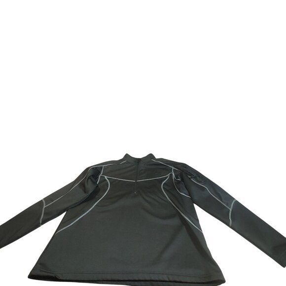 HQ Issue Tactical Performance Pullover Shirt XL Black Long Sleeve Spandex Blend - Picture 10 of 15